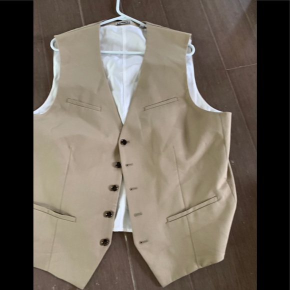 Handsome khaki vest by Express XL - Picture 1 of 4